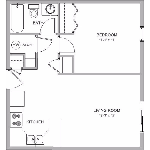 Lake Ozark Village | 1 Bed, 1 Bath