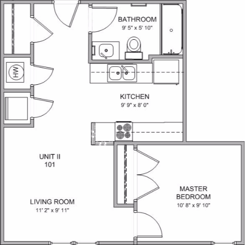 Newton Place | 1 Bedroom, 1 Bathroom