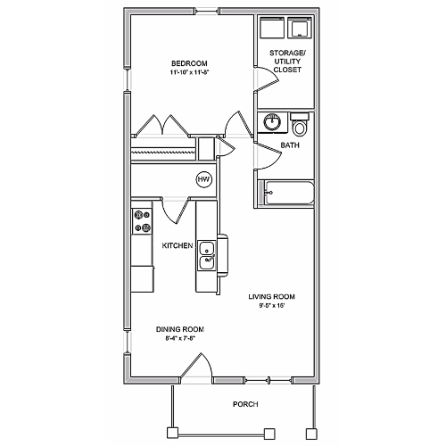 Settlement Estates | 1 Bed, 1 Bath