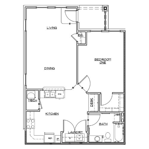 The Village at Winding Road I | 1 Bed, 1 Bath