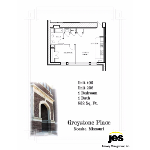 Greystone Place | 1 Bed, 1 Bath