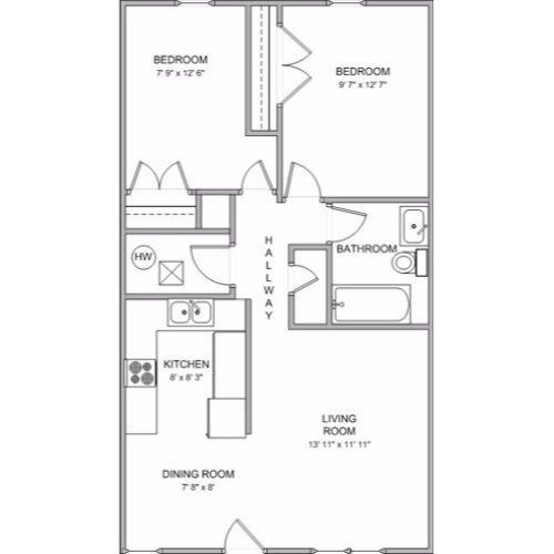 Maryville Properties | 2 Bed, 1 Bath