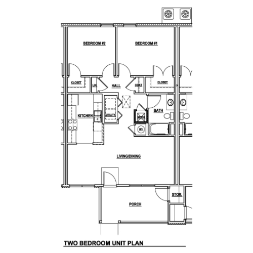 Pine Meadows | 2 Bed, 1 Bath