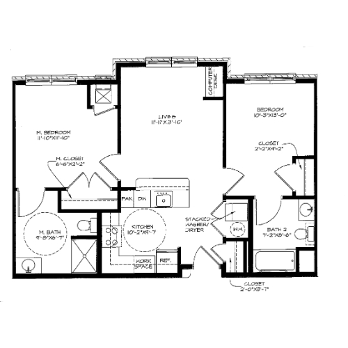 Chapel Hill Commons II | 2 Bed, 2 Bath