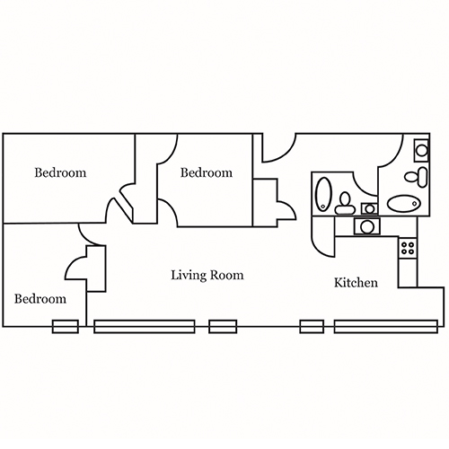 A.L. Miller Village | 3 Bed, 2 Bath