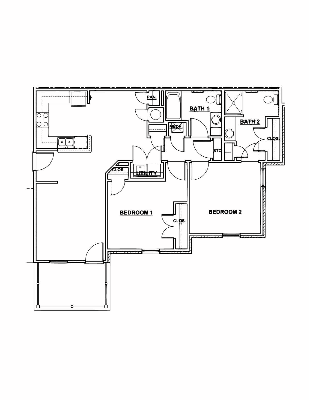 Southwestern Estates | 2 Bed, 2 Bath