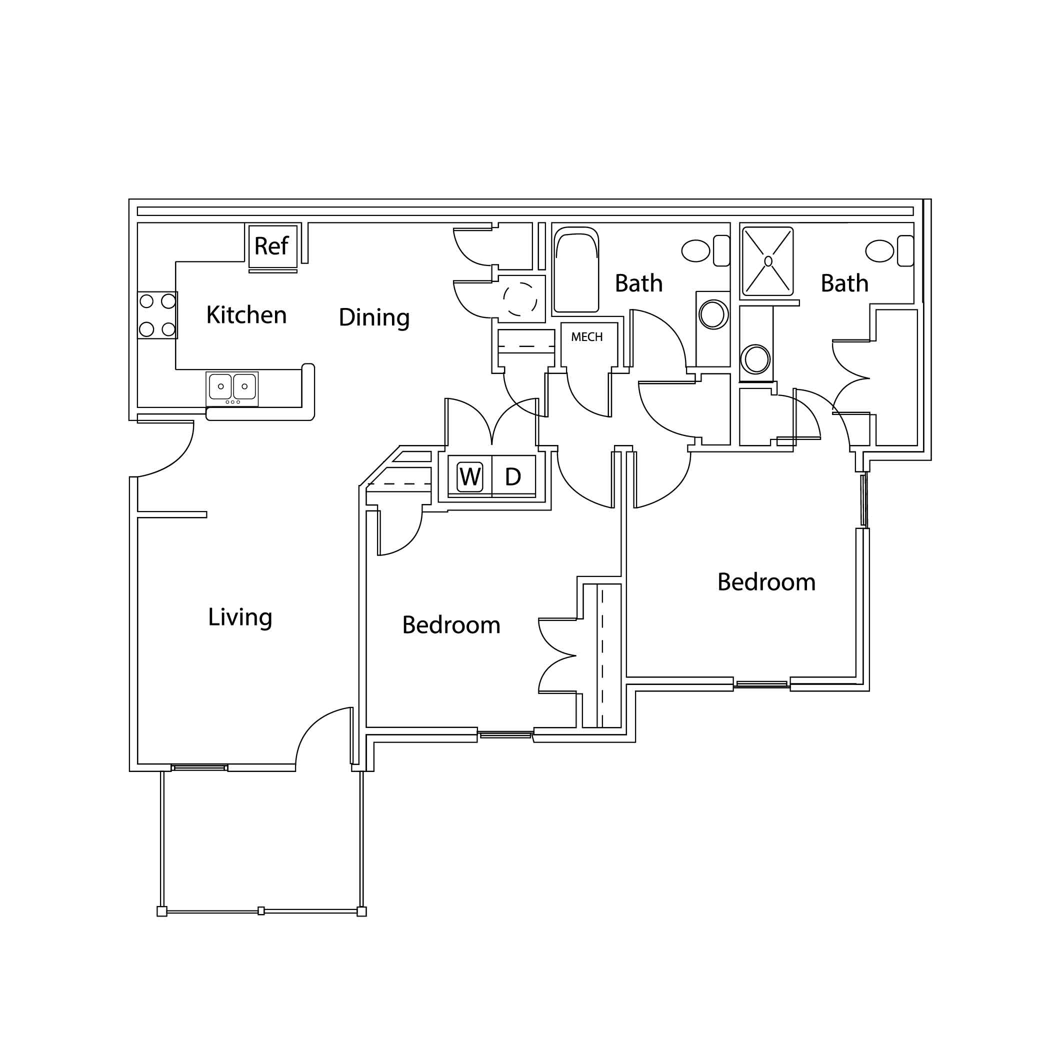 The Residences at West Haven | 2 Bed, 2 Bath