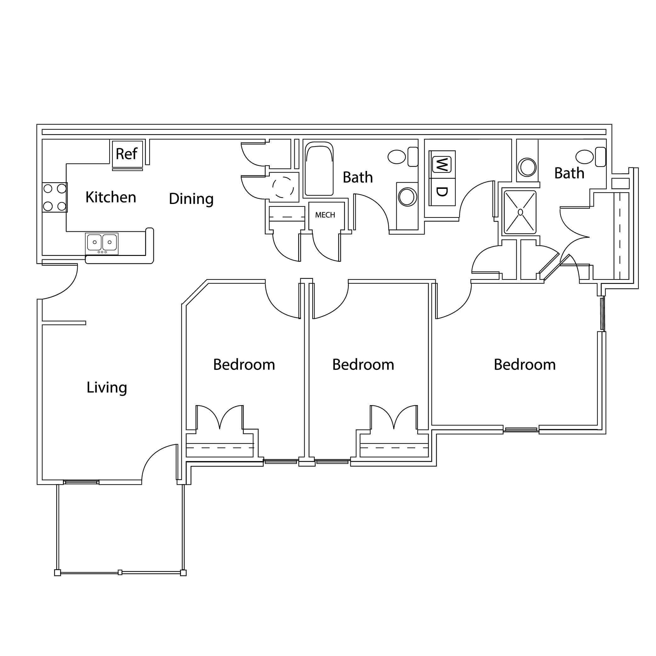The Residences at West Haven | 3 Bed, 2 Bath