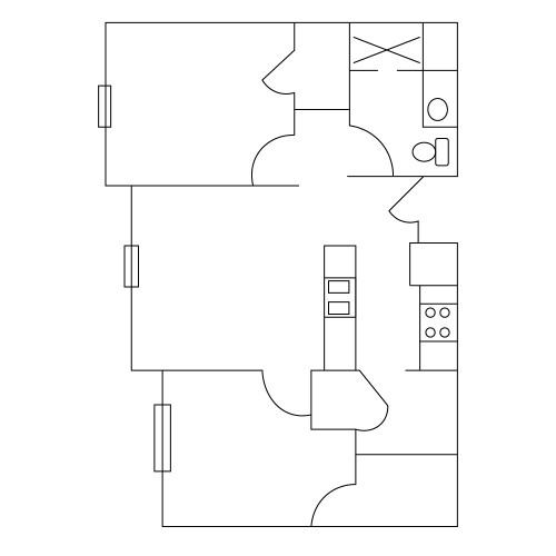 The Residences at Jennings Place II | 2 Bed, 1 Bath