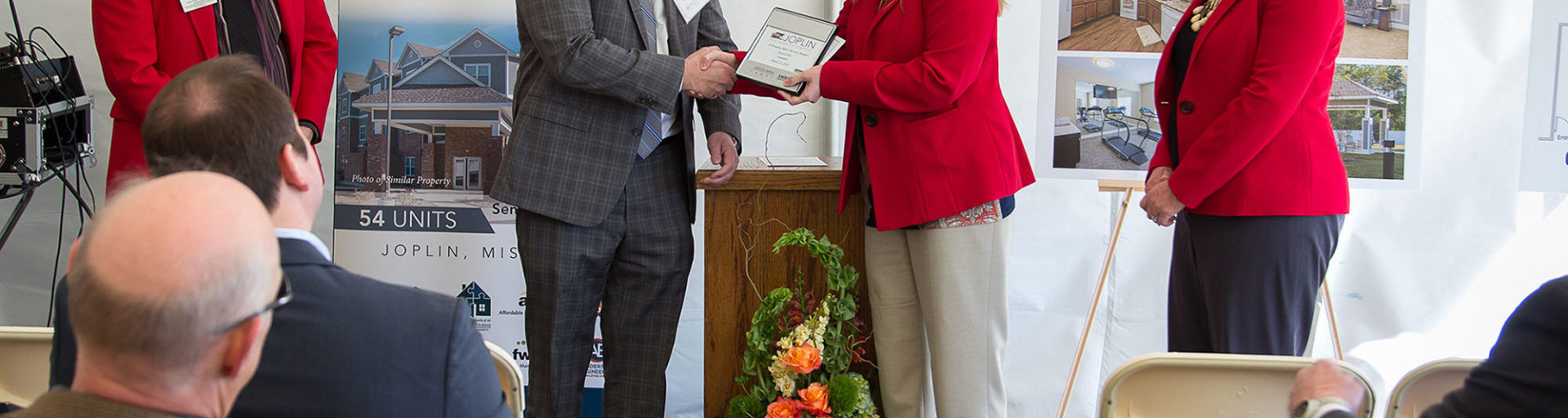 Memorial Hills, a new senior low income housing tax credit development located in Joplin, Missouri, was awarded by the Joplin Area Chamber of Commerce.