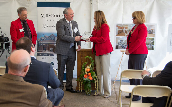 Memorial Hills, a new senior low income housing tax credit development located in Joplin, Missouri, was awarded by the Joplin Area Chamber of Commerce.