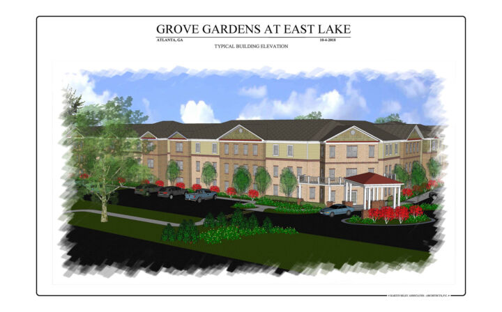 On October 19, 2018, Fairway Construction broke ground on Grove Gardens at East Lake, an affordable senior housing community to be built in Atlanta, Georgia.