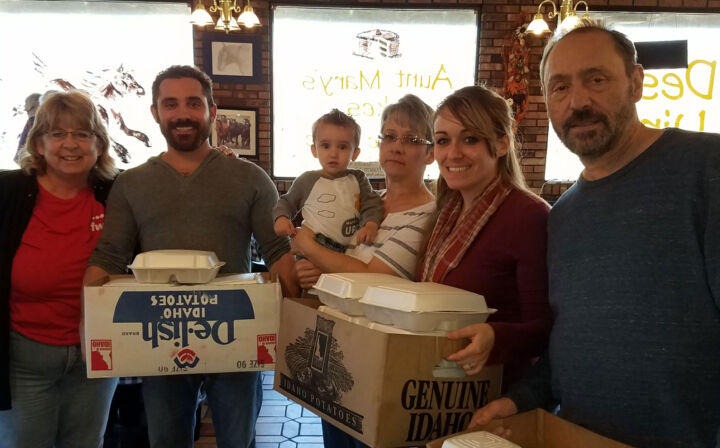 For the past several years, Desi’s Diner has served Thanksgiving dinner to the public for free. This year, the diner generously donated meals to Ironton Estates residents