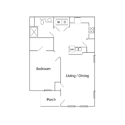 The Village at Winding Road II | 1 Bed, 1 Bath