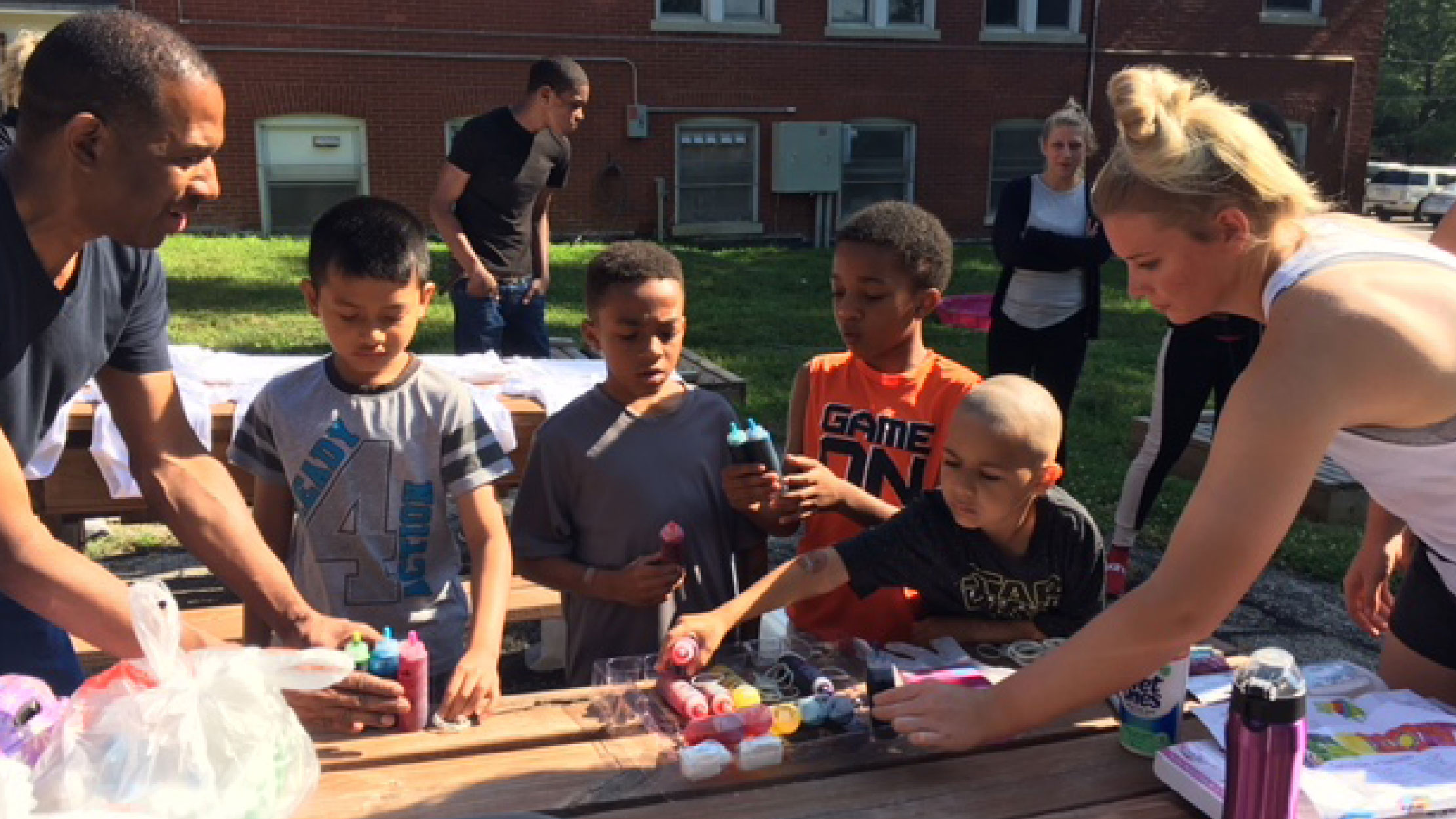 For their first service project, the Fairway Management Western Regional Team spent the day volunteering at the Noyes Home for Children