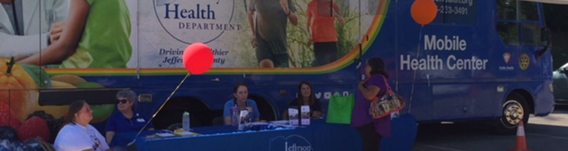 Smiles To Go, a mobile health care van, attended the 2019 Ashton Village wellness fair.