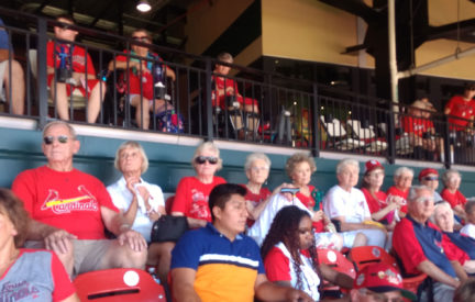 Wyndham Park Residents Enjoy Their Time At The Cardinals Game.