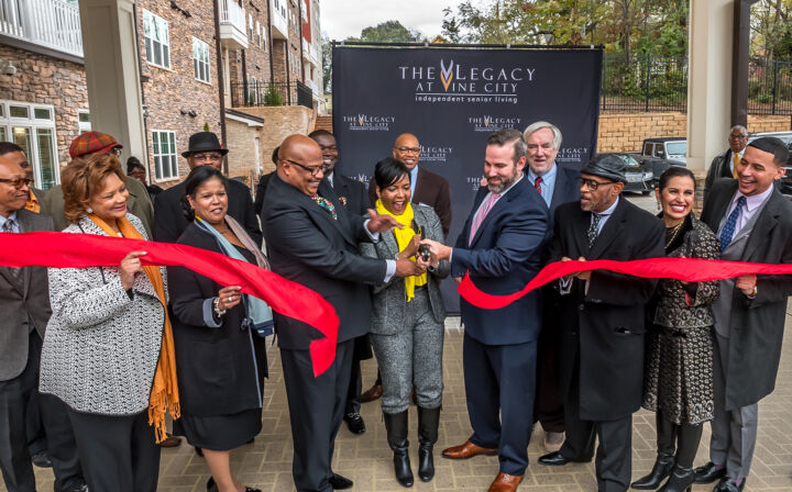 The Legacy at Vine City, a new Fairway Management affordable senior living community, held its grand opening in Atlanta, Georgia on Thursday, November 14, 2019.