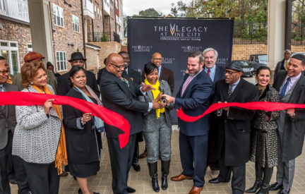 The Legacy At Vine City, A New Fairway Management Affordable Senior Living Community, Held Its Grand Opening In Atlanta, Georgia On Thursday, November 14, 2019.
