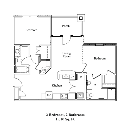 Pointe North Village III | 2 Bed, 2 Bath