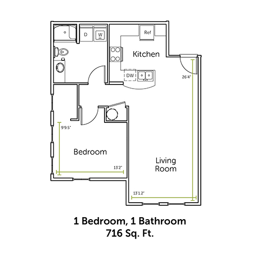 Havenwood Grove | 1 Bed, 1 Bath