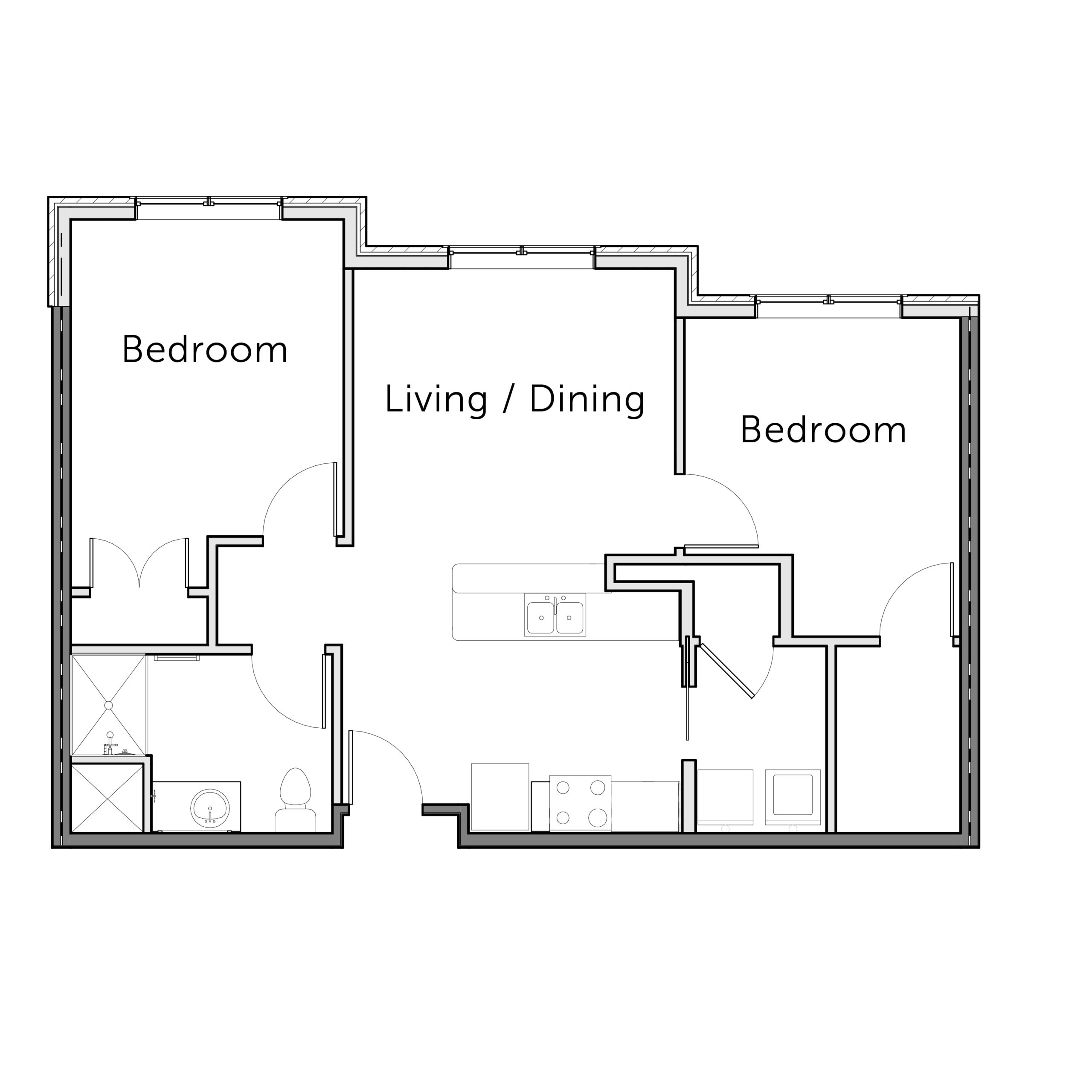 The Residences at Jennings Place III | 2 Bed, 1 Bath