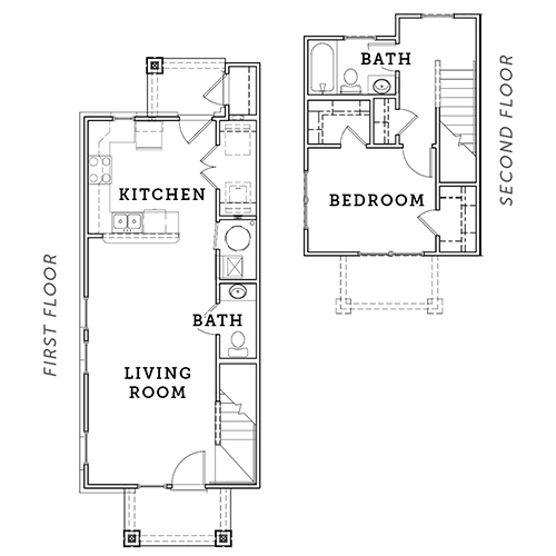 Perry Place | 1 Bed, 1.5 Bath