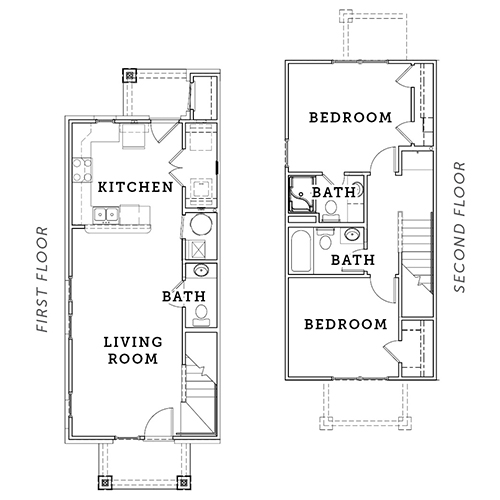 Perry Place | 2 Bed, 2.5 Bath