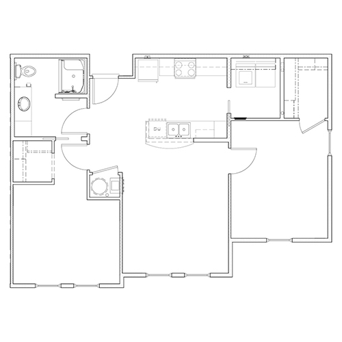 The Residences of Newnan Crossing | 2 Bed, 1 Bath