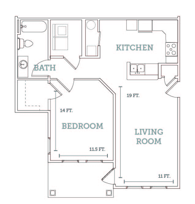 Havenwood Daisy | 1 Bed, 1 Bath (2)