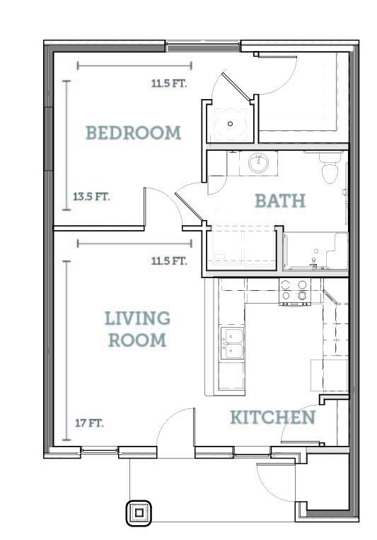 Frisco Senior Village II | 1 Bed, 1 Bath