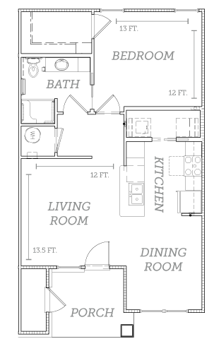 Capstone at Murphy at Murphy Mill | 1 Bed, 1 Bath